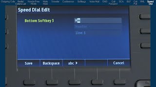Mitel 6869i Phone: Using Speed Dial