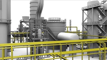 3D Animation Of Oil Refinery for SABIC By Square Pixel Studios