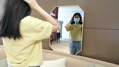 Octagon Aluminum Frame Mirror