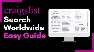 How to do a Nationwide Search on Craigslist !