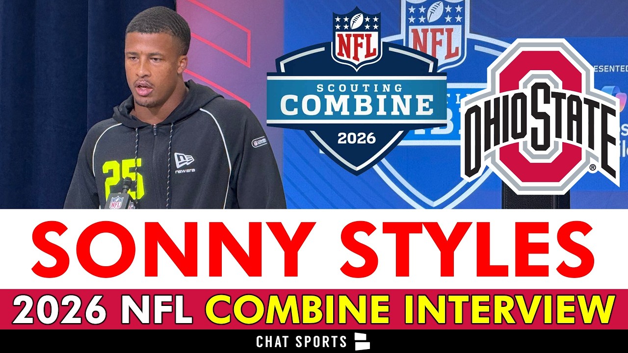 🚨JUST IN: Sonny Styles Speaks To The Media At The 2026 NFL Scouting Combine