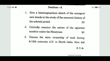 IGNOU MHI-05 HISTORY OF INDIAN ECONOMY, M.A HISTORY, QUESTION PAPER JUNE 2020 (ENGLISH/HINDI)