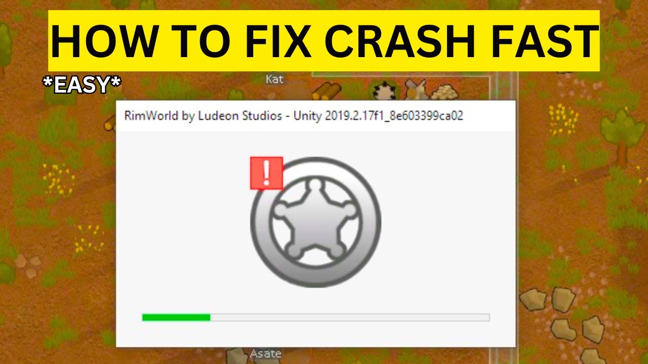 How To Fix Crash in RimWorld(EASY)