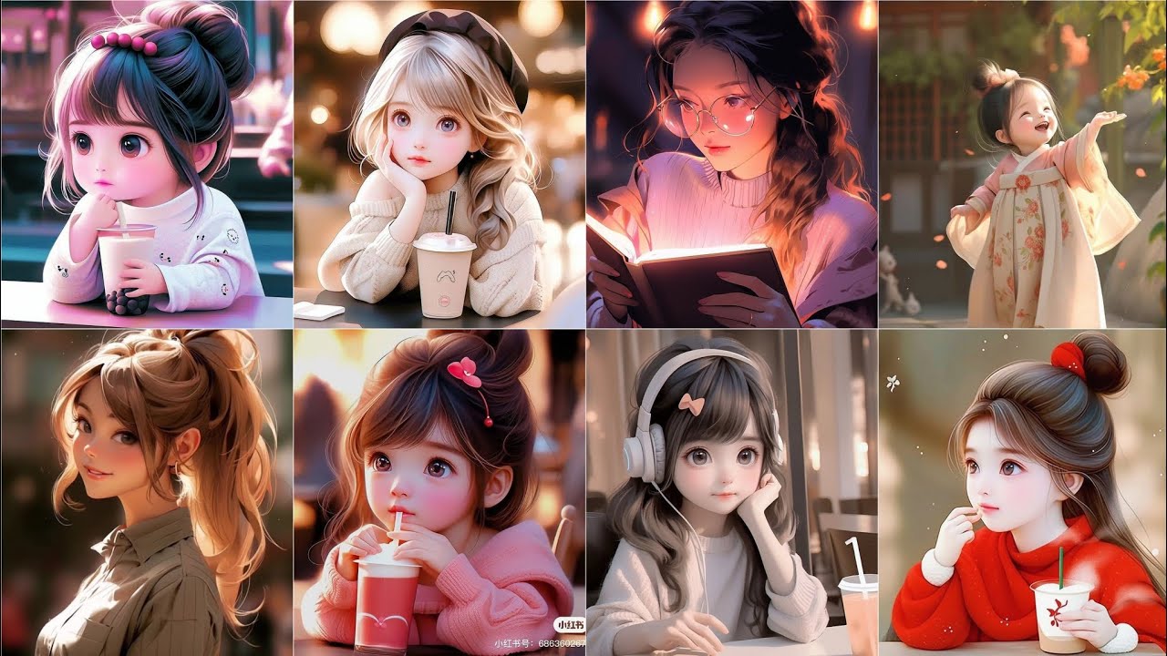 Beautiful anime girls dpz for whatsapp and instagram, Cartoon girls dpz