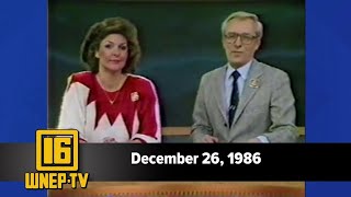Newswatch 16 for December 26, 1986 | From the WNEP Archives