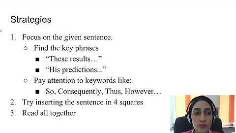 Sentence Insertion Question in TOEFL Reading