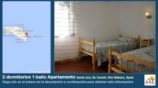 2 dormitorios 1 baño Apartamento se Vende en Santa Ana, Es Castell, Illes Balears, Spain