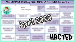 HRCYED Check-in | The Hardest Reading Challenge You'll Ever Do! | April Check-in