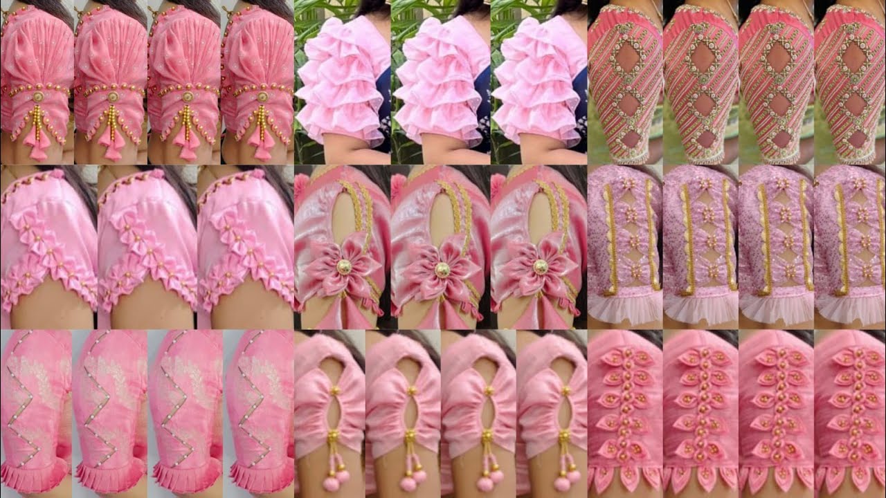 💗light pink colour blouse design 2024/baby pink blouse design/pink blouse designs/blouse design