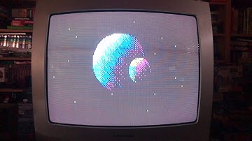 Voyage @Party Demo on real Intellivision