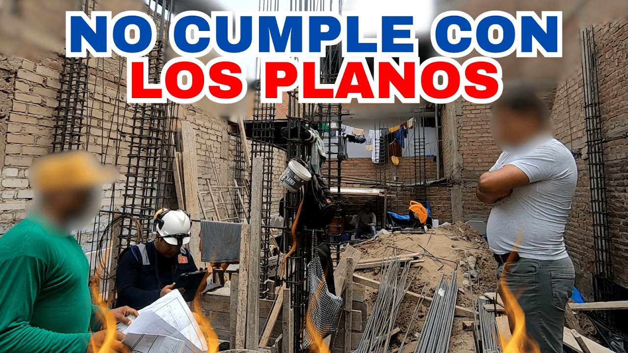 Maestro NO CUMPLE con mis PLANOS y lo mando a DEMOLER las ZAPATAS 👷‍♂️🚧