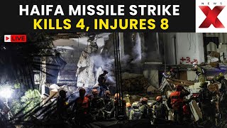 Haifa Attacked LIVE | Terrifying Moment Iran Missile Hits Haifa Residential Block