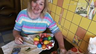 Как покрасить яйца на Пасху....