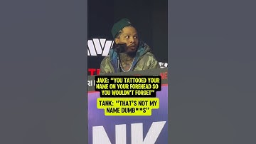 Jake Paul vs Tank Davis got CHIPPY 👀