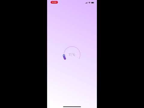 Sleek circular slider/progress bar for Flutter