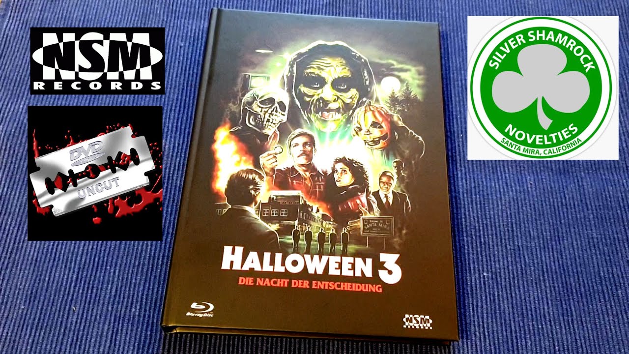 Halloween 3 Blu Ray Dvd Mediabook Nsm Dtm At Exklusiv Die Nacht Der Entscheidung Limited 111 Youtube