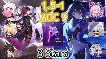 [Honkai: Star Rail] 1.5 Memory of Chaos 9 / MoC 9 : Phrase 1 - E1 Clara + Kafka & E0S1 Seele Carry