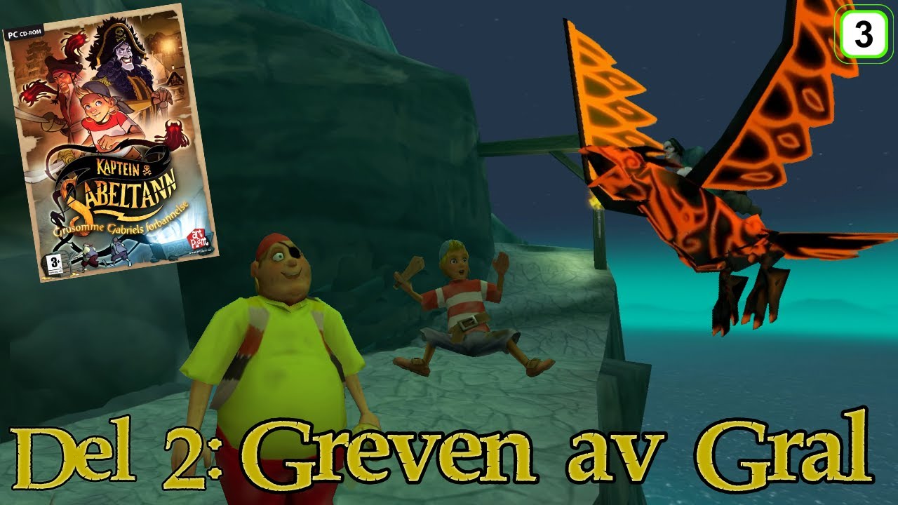 GREVEN AV GRAL - Kaptein Sabeltann og Grusomme Gabriels Forbannelse PC Del 2 | Norsk Retrogaming