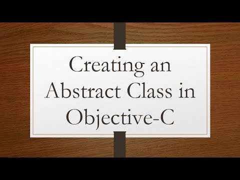 Creating an Abstract Class in Objective-C