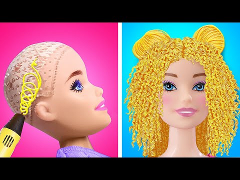 Thumbnail for NEW AMAZING HAIRSTYLE FOR YOUR DOLL || Transformation of doll to Pokemon 💛