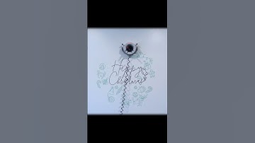 Scribit Time-lapse | 60 sec | "Closing the loop on Xmas" by Ben Haj Hatem