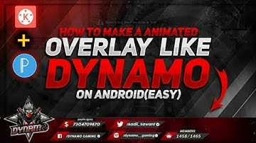 How To Make animated overlay on Android | Make Gaming overlay using Kinemaster | Best Editing App