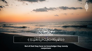 صدقني !! تلاوة تشفي القلوب    تلاوة هادئة    سورة الجاثية   القارئ محمد حسن