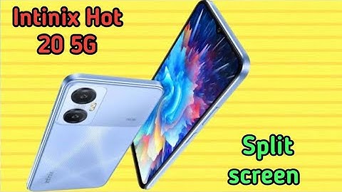 How To Enable Split Screen In Infinix Hot 20 5G, Dual Screen Create In Infinix Hot 20 5G,