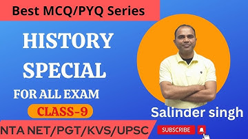 Best MCQ/PYQ Series on History/Class-9| NTA UGC /NET-JRF,UPSC,PGT