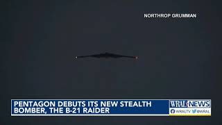 US debuts new nuclear stealth bomber plane in response to potential future conflict with China