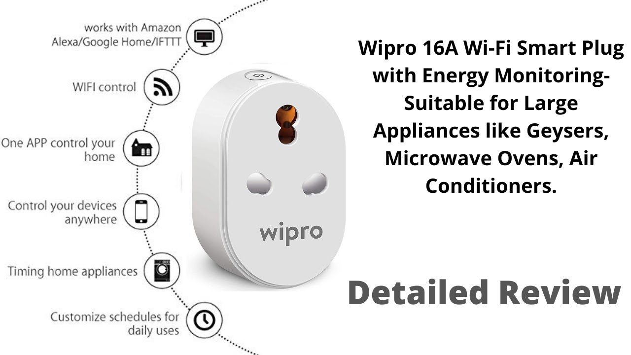 Make Existing Appliances Smart By Using Wipro Smart Plug YouTube