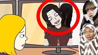 Reacting To True Story Scary Animations Part 16 ft My Girlfriend (Do Not Watch Before Bed)