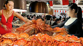 Just $20 for All-You-Can-Eat Seafood! Crowds of Chinese & Taiwanese Tourists Go Crazy-Hanoi food