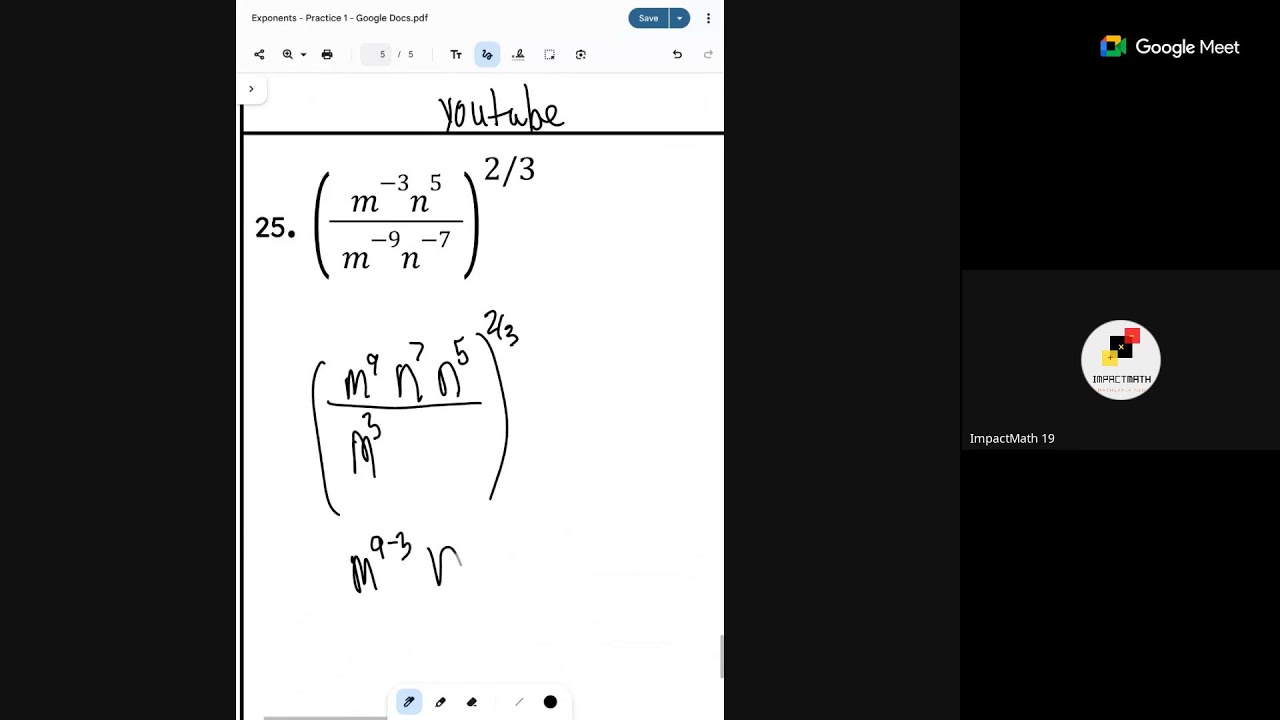 Exponents -step by step