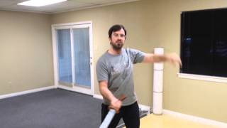 How to fight with a Chinese Broadsword - Cutting and the Chest Arch