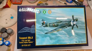 Tempest MK.II Special hobby 1/48(unboxing)