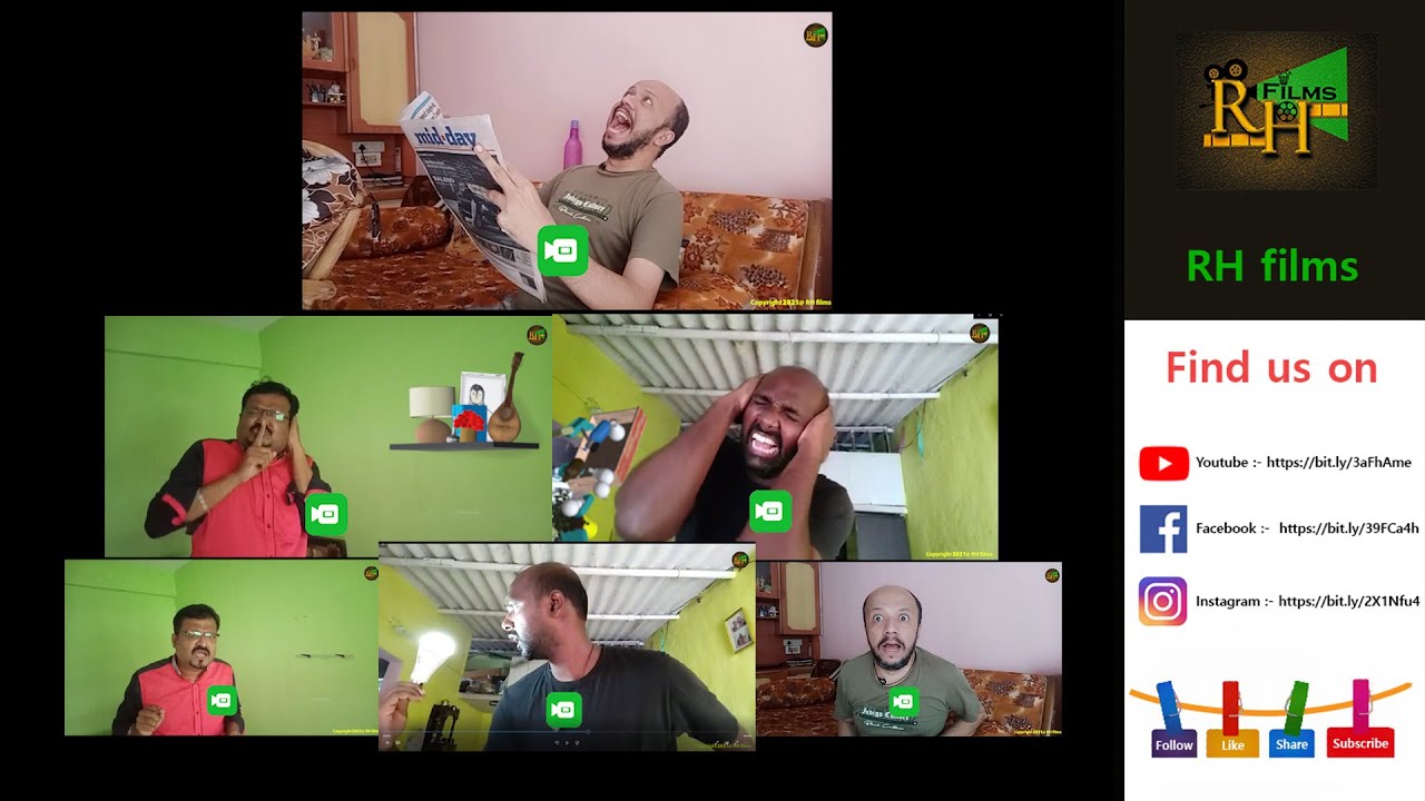 sign language with LED light ON l comedy RH films