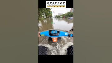 Power of electric scooter 🛵😱