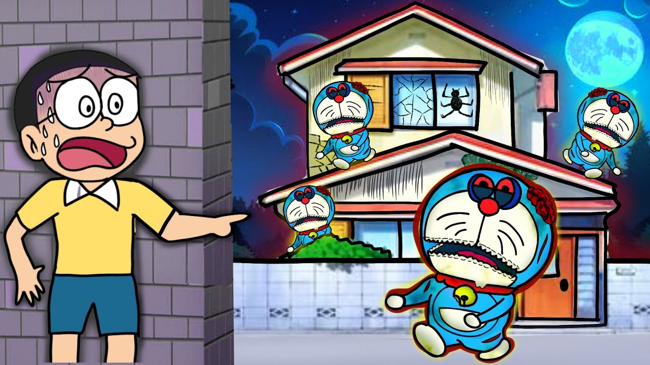 Doraemon Trapped in Nobita Scary House 😰