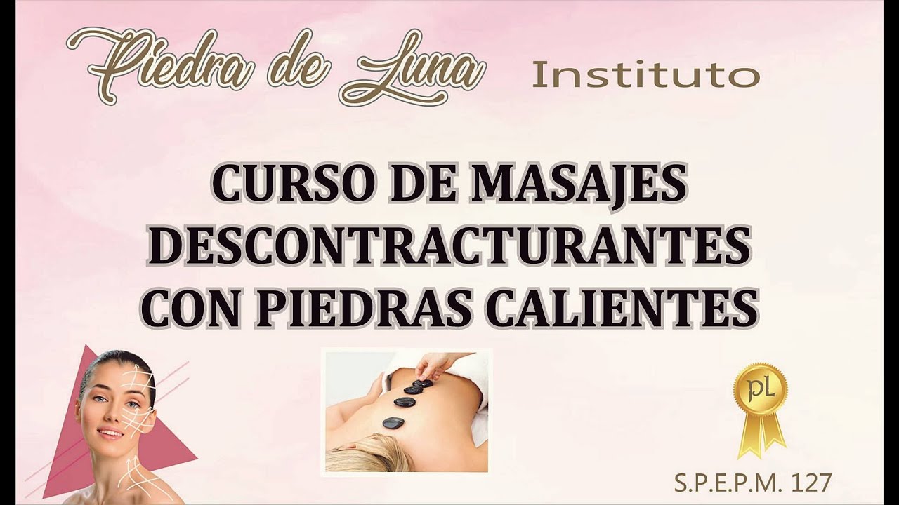 pl_001: Curso de Masajes descontracturantes con Piedras Calientes