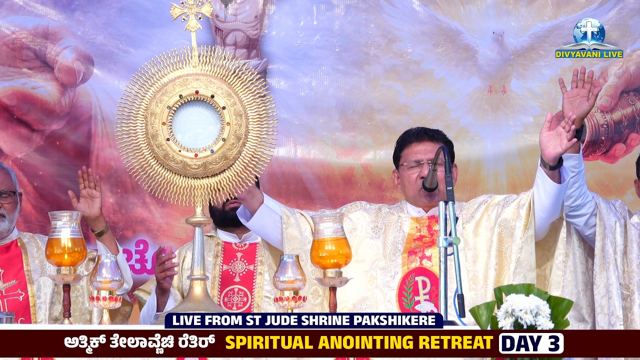 ಅತ್ಮಿಕ್ ತೇಲಾವ್ಣೆಚಿ ರೆತಿರ್ DAY 3 | Live From St Jude  Shrine Pakshikere | Fr. Augustine Vallooran, VC