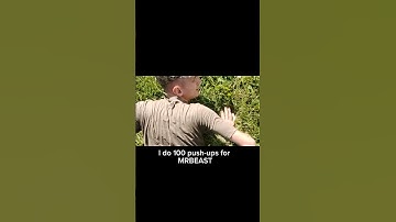 I do 100 push-ups for MrBeast. #mrbeast #motivation #sports #pushups
