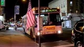 Take Off: MTA NYCT 1999 OBI Orion 05.501 CNG #9827 on the B35