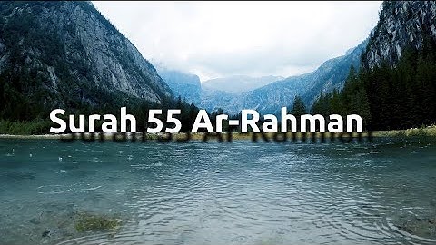 Relaxing reading Quran to the sound of rain | Surah Ar-Rahman| Omar Hisham. #quran #quranrecitation