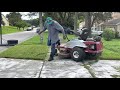 Customer Requested Service |Mowing Thick Wet Grass|ASMR
