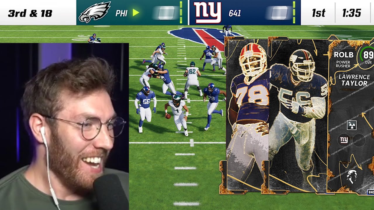 Using 89 Overall Lawrence Taylor And Bruce Smith!