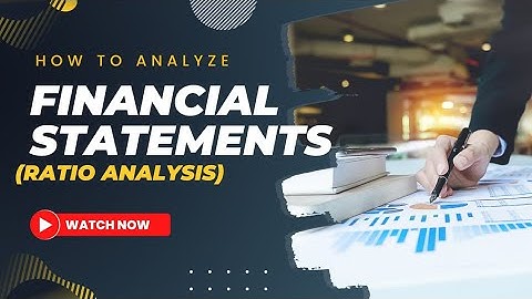 Financial statement analysis | Ratio Analysis
