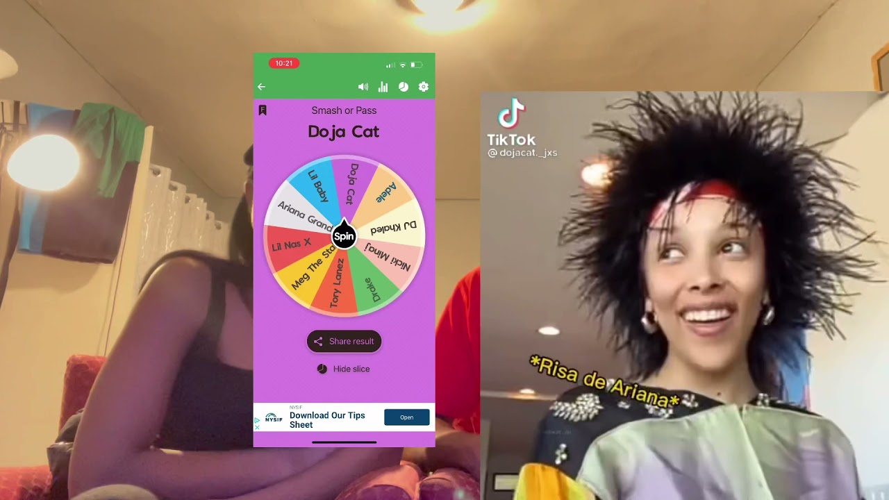 New video w/ ratedq tv 🤩 smash or pass celebrity’s ( funny )