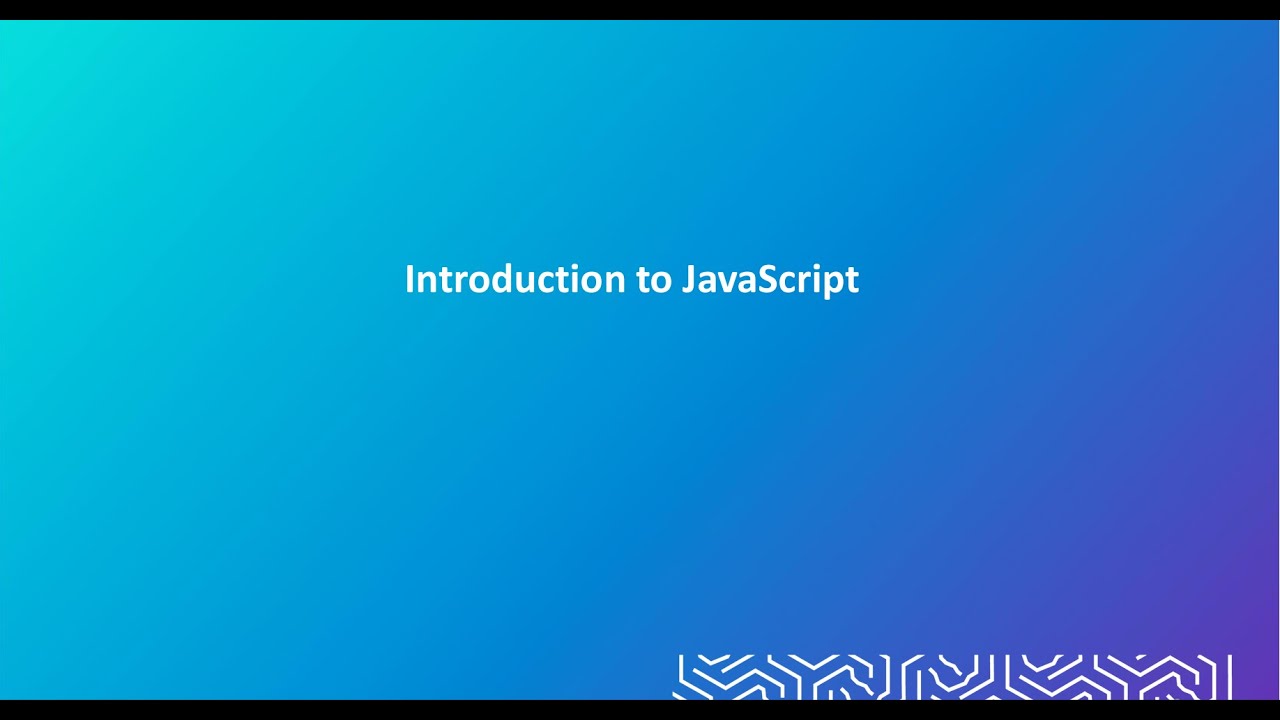 Module 5: Introduction to JavaScript - YouTube