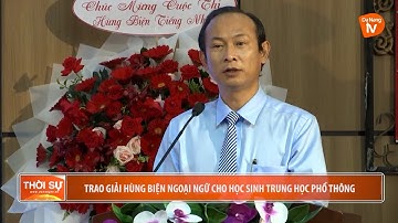 Lễ Tổng kết – Trao giải Cuộc thi hùng biện Ngoại ngữ dành cho học sinh THPT